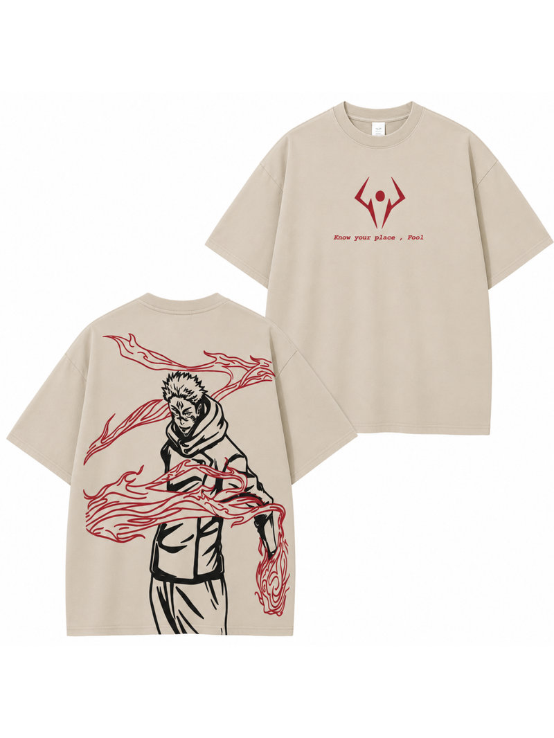Ryomen Sukuna Oversized T-Shirt