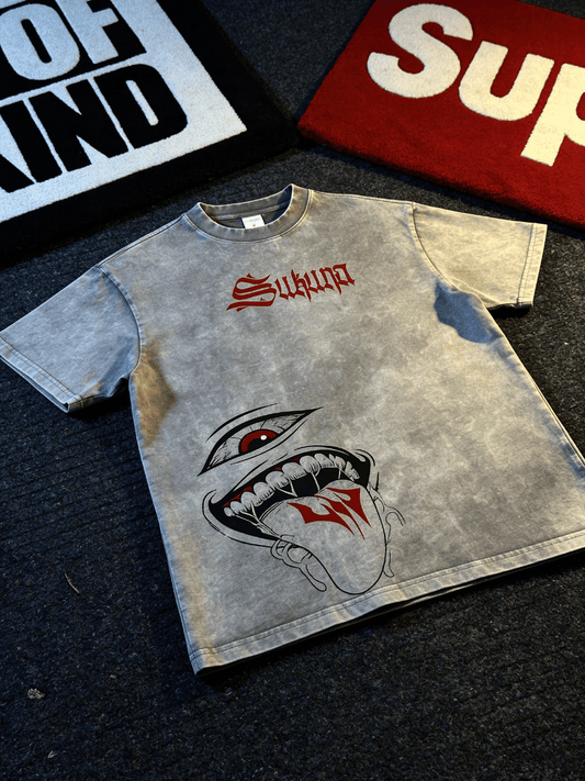 SUKUNA ACID WASH T-SHIRT