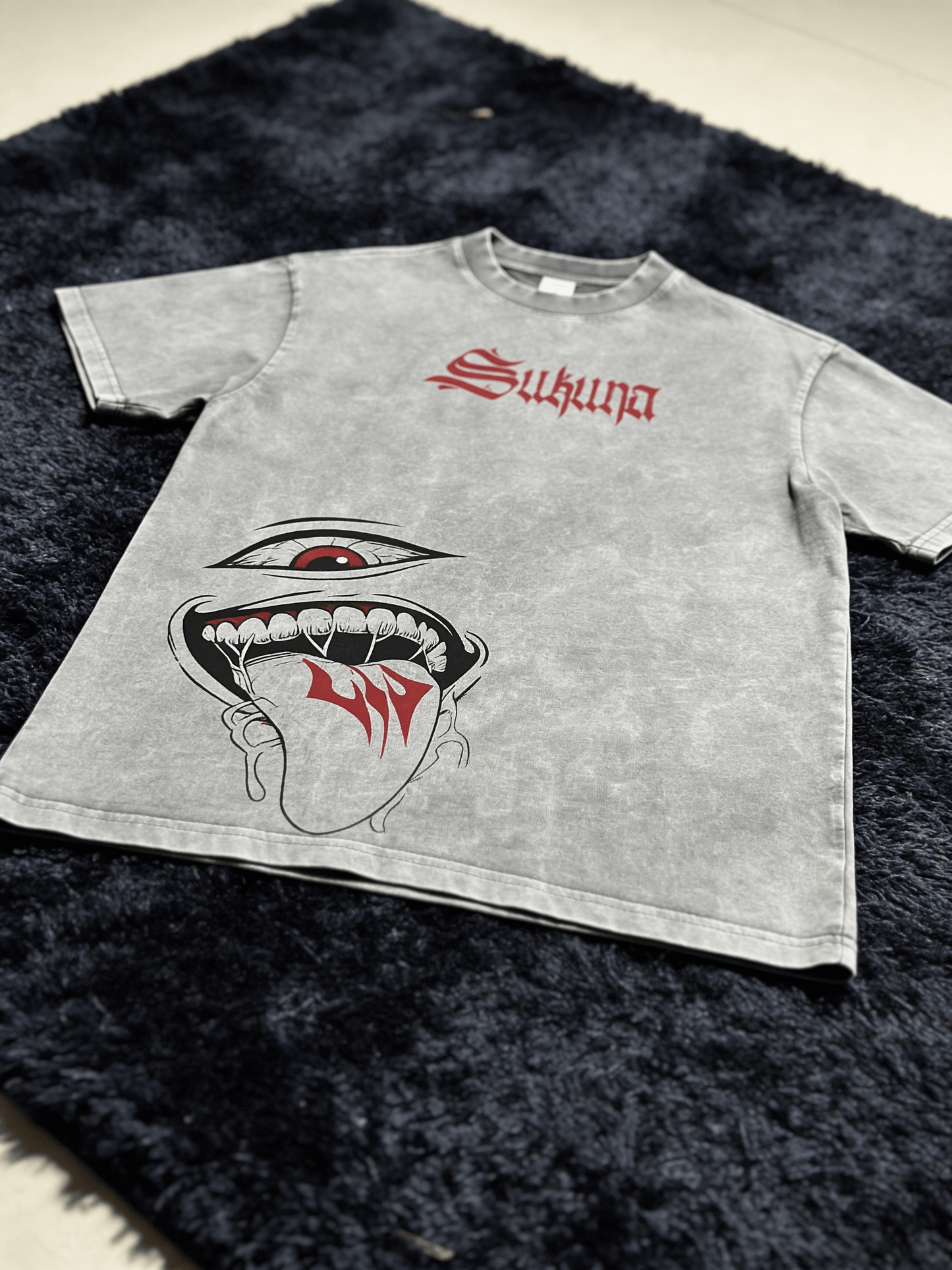 SUKUNA ACID WASH T-SHIRT