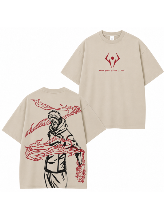 Ryomen Sukuna Oversized T-Shirt