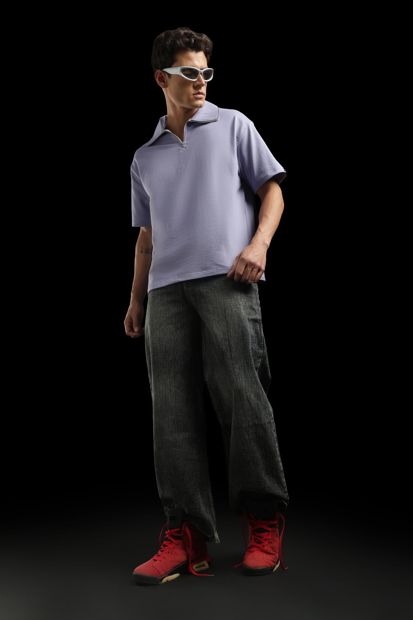 Naruto: Sasuke Uchicha Oversized Polo Cosplay T-Shirt