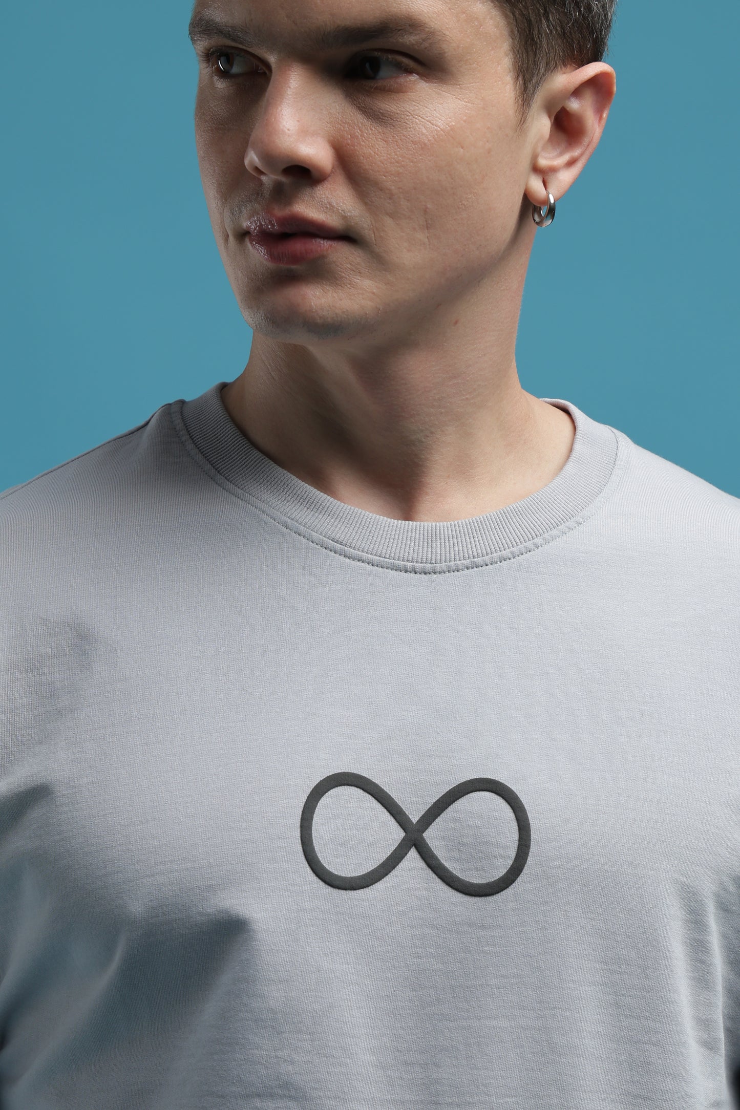 Jujutsu Kaisen:Satoru Gojo Grey Acid wash Oversized T-Shirt