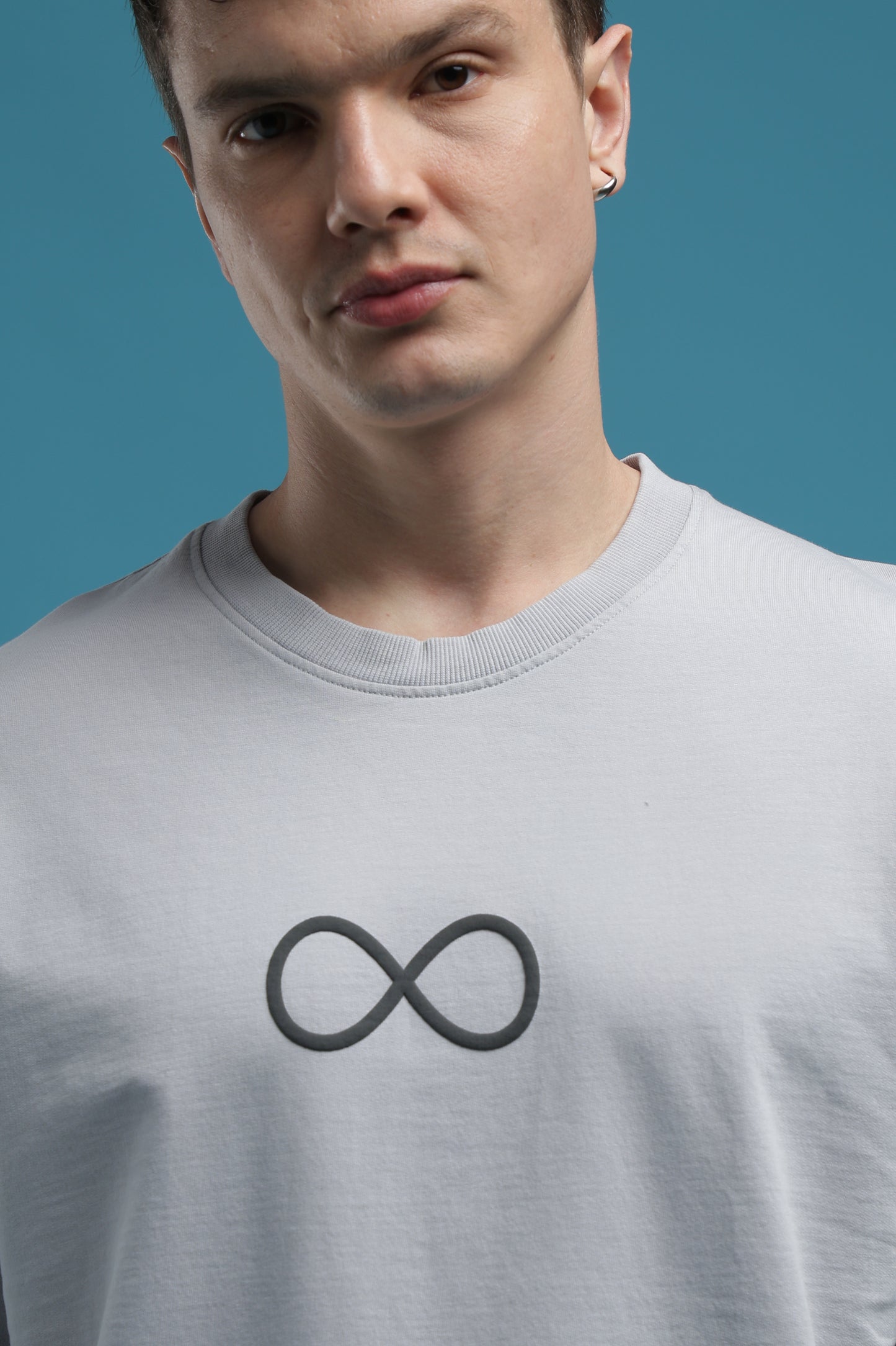 Jujutsu Kaisen:Satoru Gojo Grey Acid wash Oversized T-Shirt