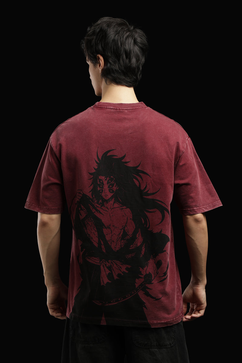Kokushibu  Acid wash tshirt