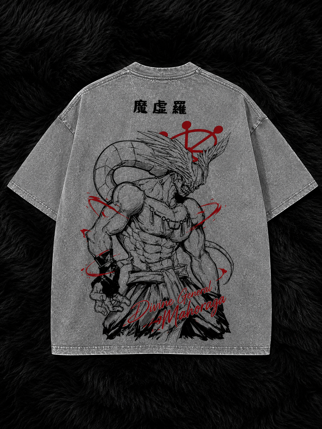 MAHORAGA  ACID WASH T-SHIRT