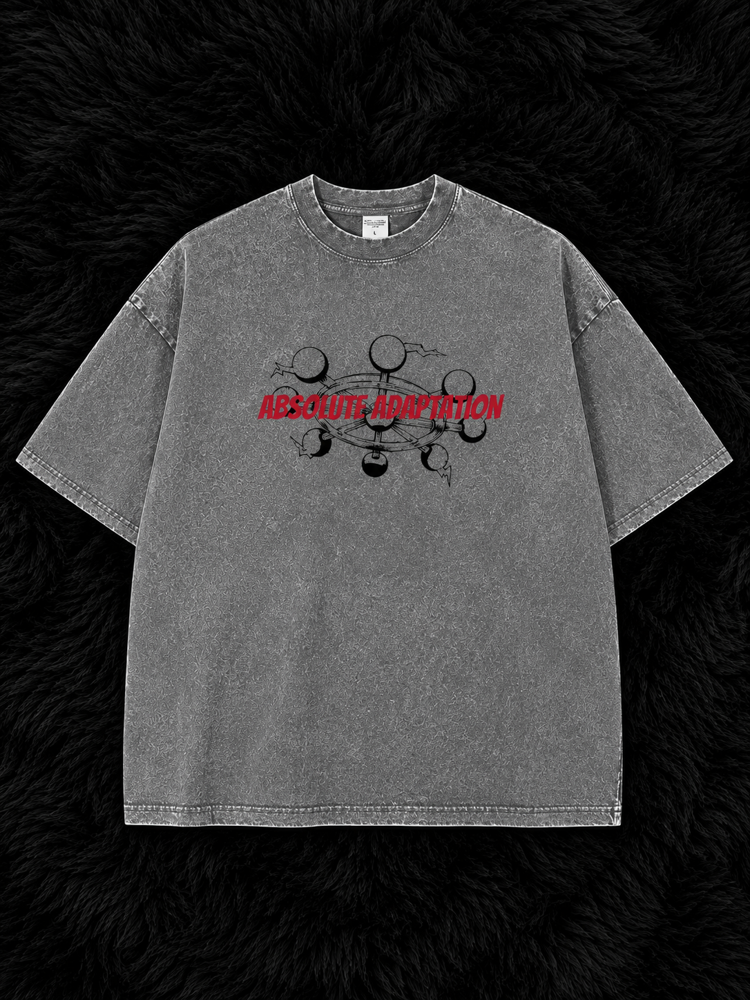 MAHORAGA  ACID WASH T-SHIRT