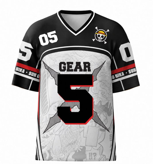 Sun God Nika Oversized Jersey – Black Edition