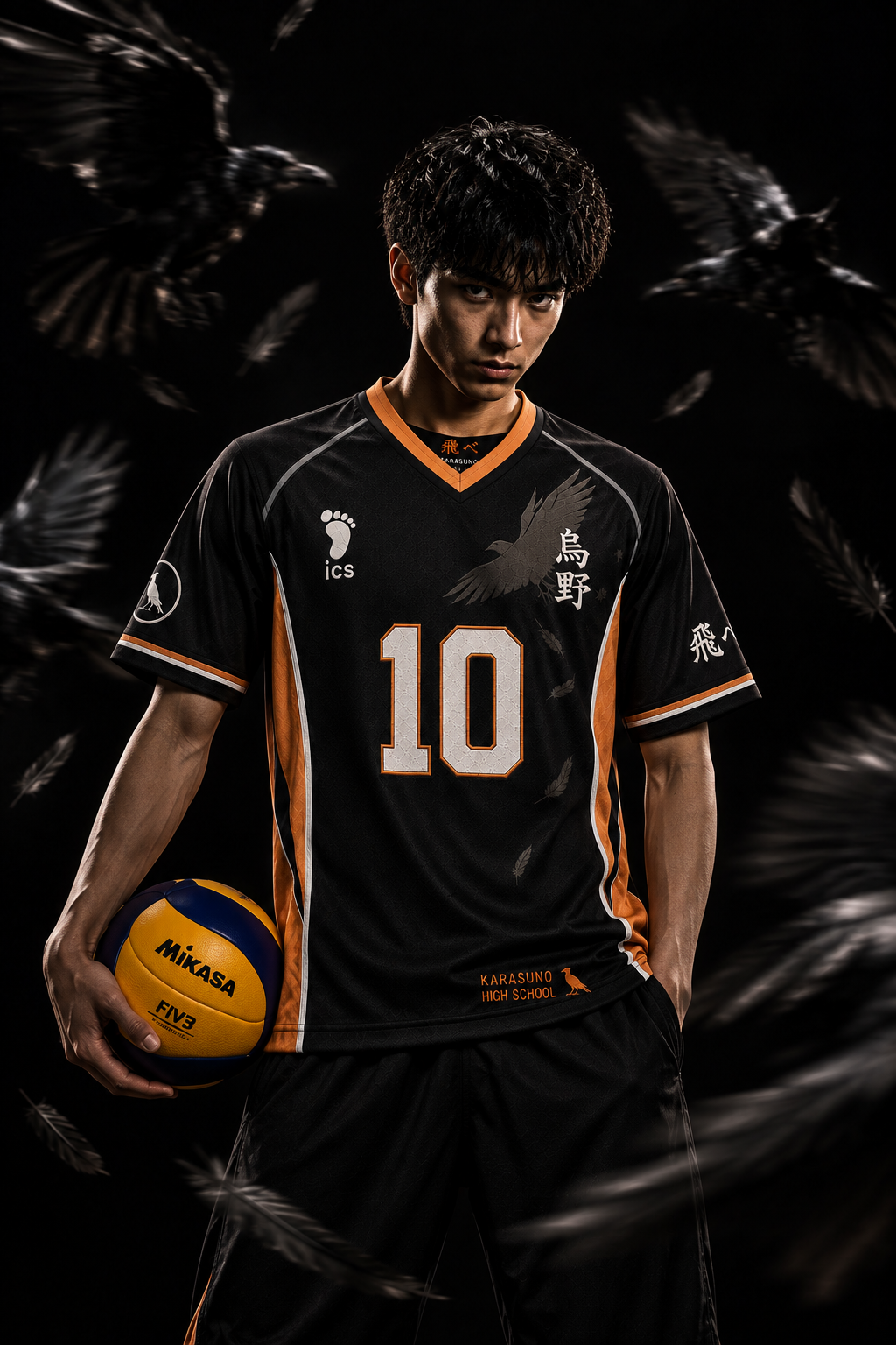 Karasuno High School Hinata Jersey